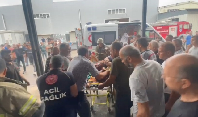 Bursa'da yakıt dolu varil bomba gibi patladı!