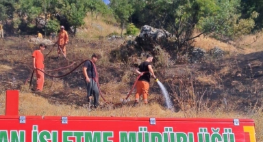 Bursa'da yangın paniği! Ormana sıçramadan söndürüldü