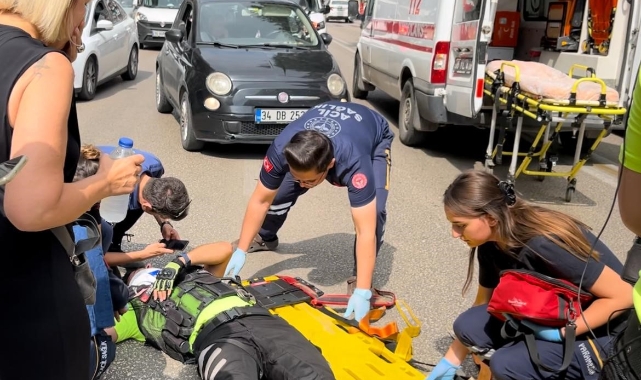 Bursa'da yaralanan polise önce meslektaşları koştu