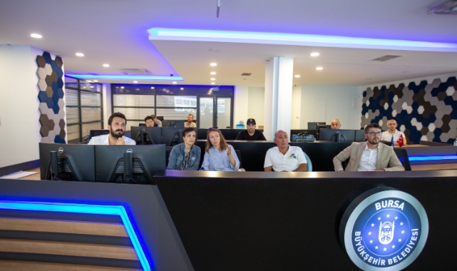 Bursa trafik yönetim merkezine Ukrayna’dan ziyaret