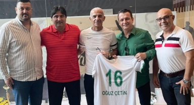 Bursaspor'dan, Oğuz Çetin'e ziyaret