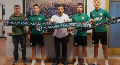Bursaspor üç yetenek ile sözleşme imzaladı