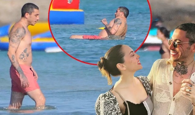 Can Bonomo, Öykü Karayel ile Çeşme tatilinde!