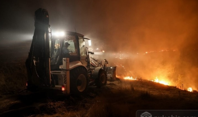 Çanakkale-Çan karayolu sivil araç trafiğine kapatıldı