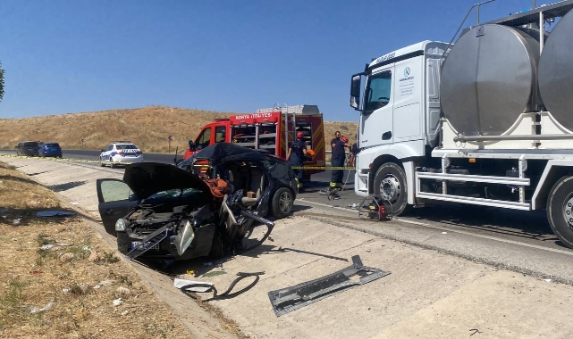 Cenaze dönüşü kaza: 1 ölü, 3 yaralı