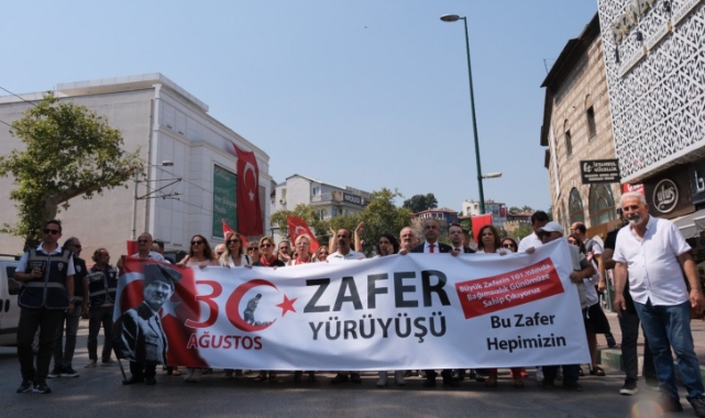 CHP Bursa'dan, Zafer Yürüyüşü