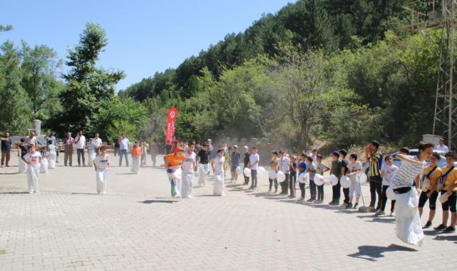 Çocuklar Yaz Kapanış Şenliğinde doyasıya eğlendi