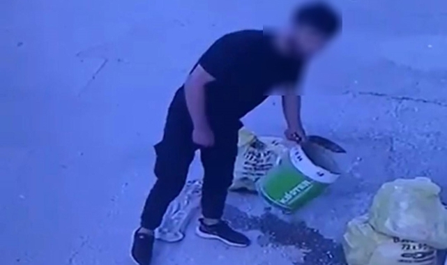 Çöp kovasını çalıp kayıplara karıştı