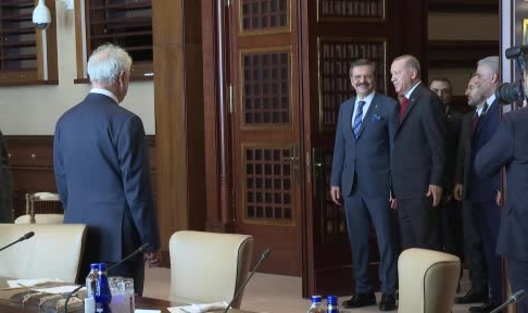 Cumhurbaşkanı Erdoğan, TOBB heyetini kabul etti