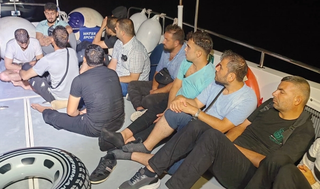 Datça’da 37 göçmen yakalandı