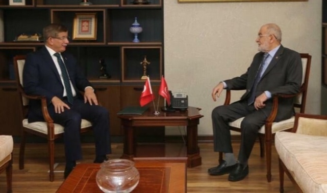 Davutoğlu'ndan Karamollaoğlu'na ziyaret