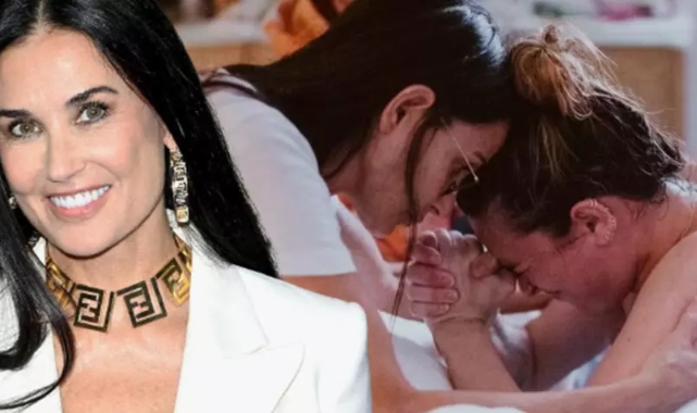 Demi Moore kızının doğum anında yanındaydı!