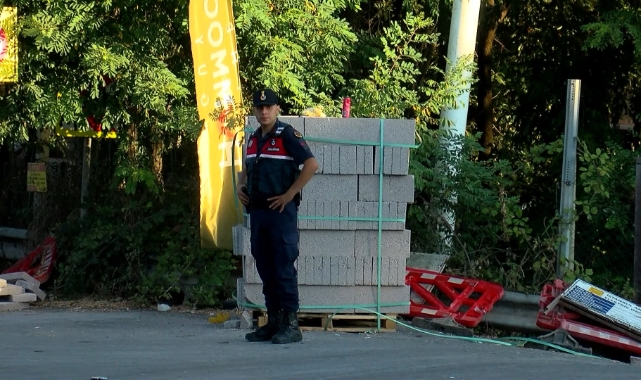 Denizde bulunan top mermi panik yarattı