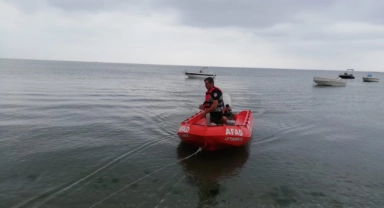 Denizde kaybolan kadını arama çalışmaları sürüyor
