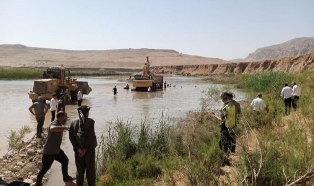 Dicle Nehri'ne düşen kamyon şoföründen acı haber