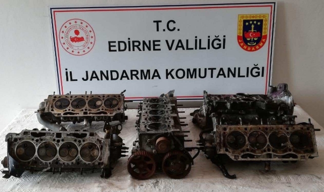 Edirne'de yedek parça operasyonu