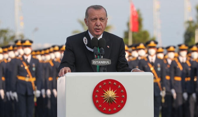 Erdoğan Hava Harp Okulu mezuniyet töreninde