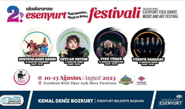 Esenyurt Halk Dansları Müzik ve Sanat Festivali başlıyor