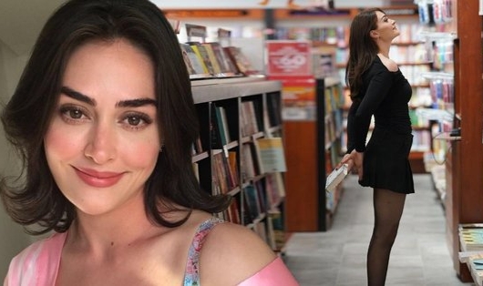 Esra Bilgiç’in mezuniyet pozu olay oldu!