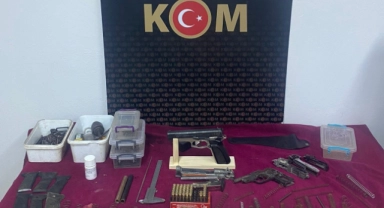 Evine silah atölyesi kurmuş!