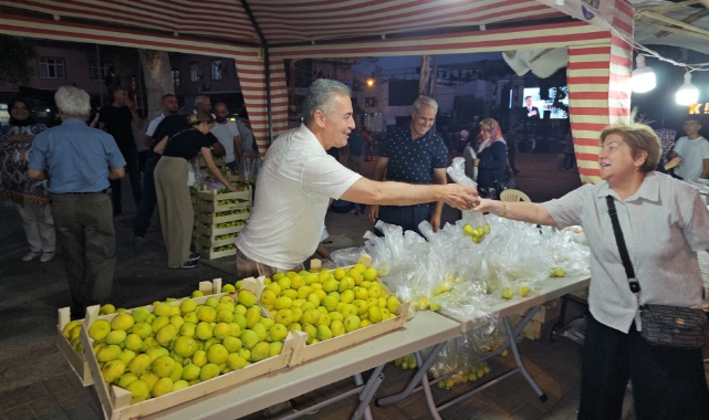 Festivalde 5 ton taze incir dağıtıldı