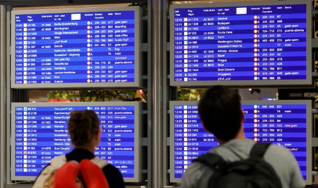 Frankfurt Havalimanı'nda uçuşlar normale dönmeye başladı