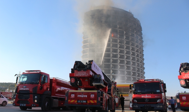 Gaziantep'teki otel yangını kontrol altına alındı