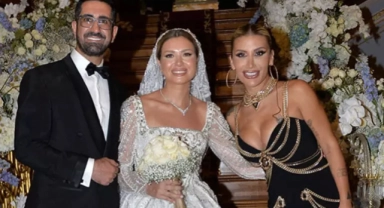 Gelin ve damattan İrem Derici'ye yüzük