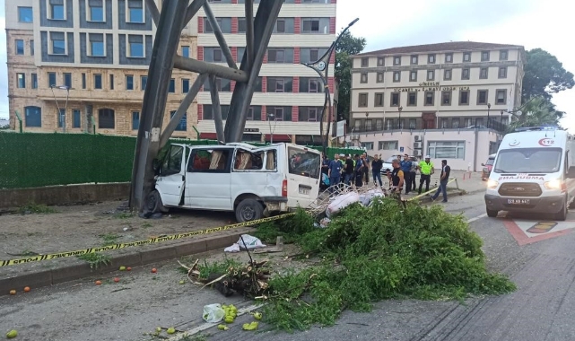 Giresun'da feci kaza! Çok sayıda yaralı var