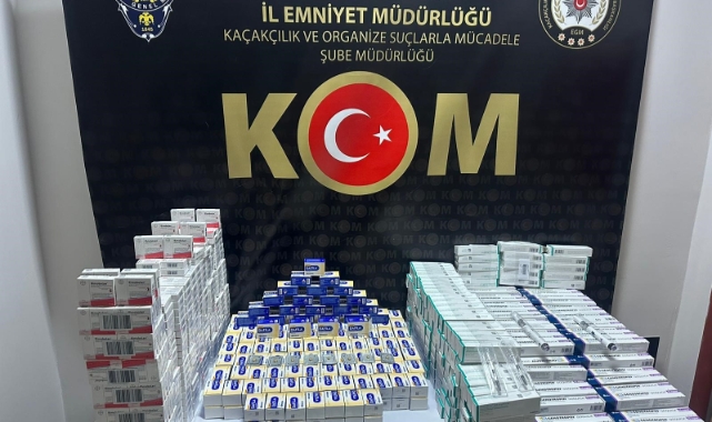 Gümrük kaçağı ilaçlar polisten kaçamadı