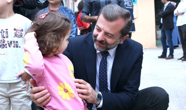 Gürsu'da çocuklara kırtasiye desteği
