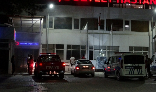 Hastanede çıkan yangın korkuttu