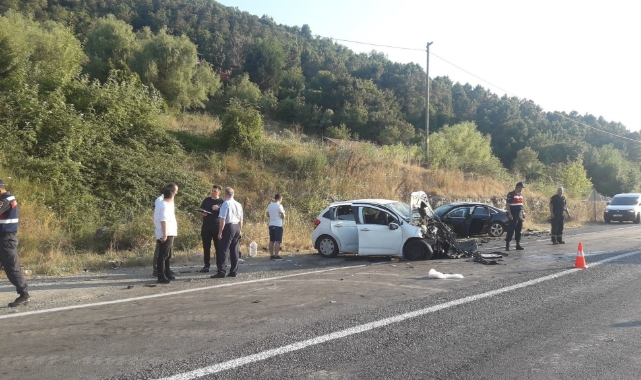 Hatalı sollama kazayı beraberinde getirdi