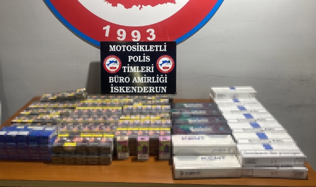 Hatay’da 630 paket kaçak sigara ele geçirildi