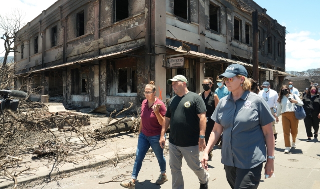 Havai orman yangınları sonrası şok istifa