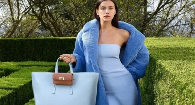 Irina Shayk lüks çanta markası Furla'nın yeni sezon yüzü
