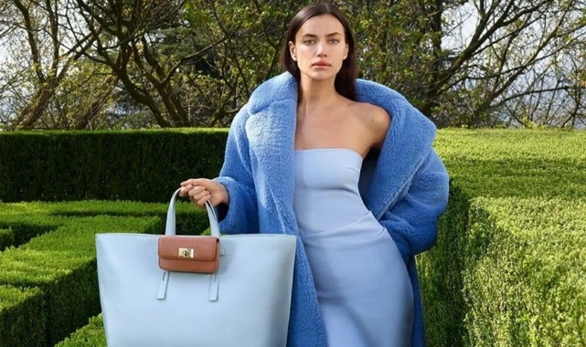 Irina Shayk lüks çanta markası Furla'nın yeni sezon yüzü