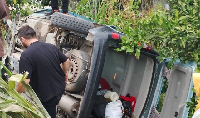 İşçi minibüsü kaza yaptı! 17 yaralı