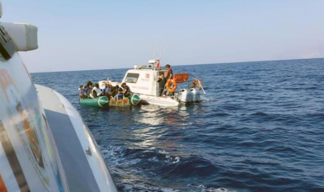 İzmir’de 45 düzensiz göçmen yakalandı