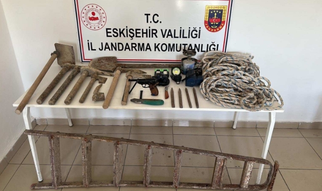 Kaçak kazı yapanlara yasal işlem başlatıldı