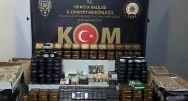 Kaçakçılık operasyonunda binlerce ürün ele geçirildi!