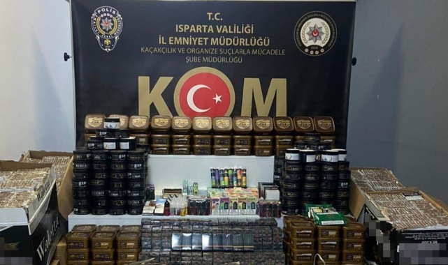 Kaçakçılık operasyonunda binlerce ürün ele geçirildi!