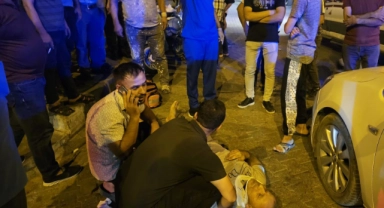 Kavşakta motosiklet ile otomobil çarpıştı!