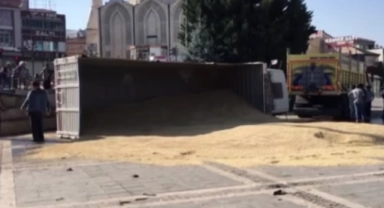 Kayseri'de faciadan dönüldü