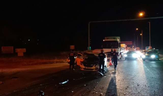 Kaza yapan sürücü önce kaçtı sonra geri geldi