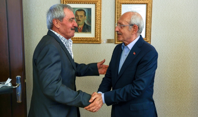 Kılıçdaroğlu, Er Fethi Şahin'in babası ile görüştü