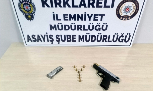 Kırklareli’nde asayiş uygulaması: 2 gözaltı
