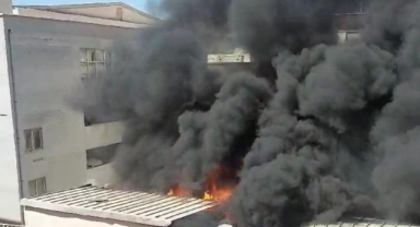 Klima motoru bomba gibi patladı
