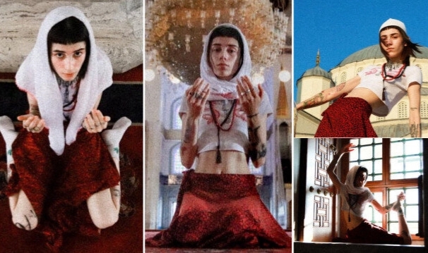 Kocatepe Camii'nde çekim yapan yönetmen ve model gözaltına alındı