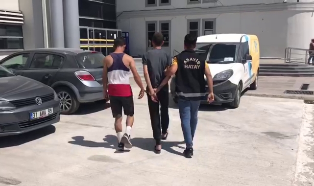 Kombi hırsızları yakalandı